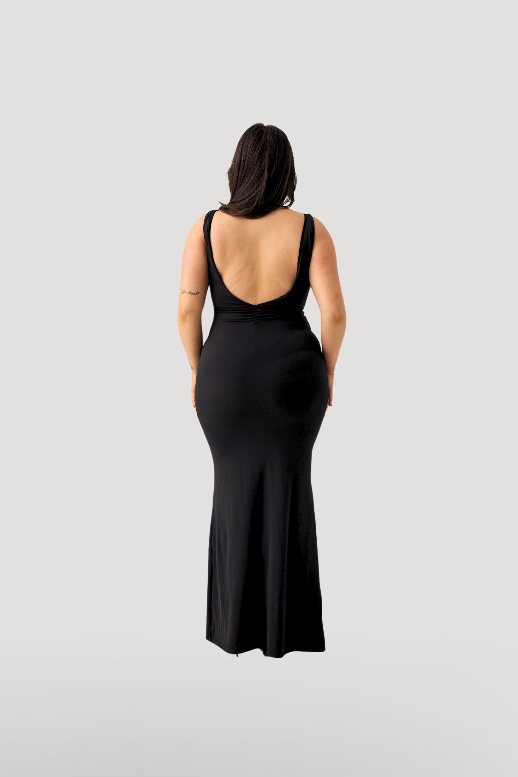 OPEN BACK MAXI DRESS