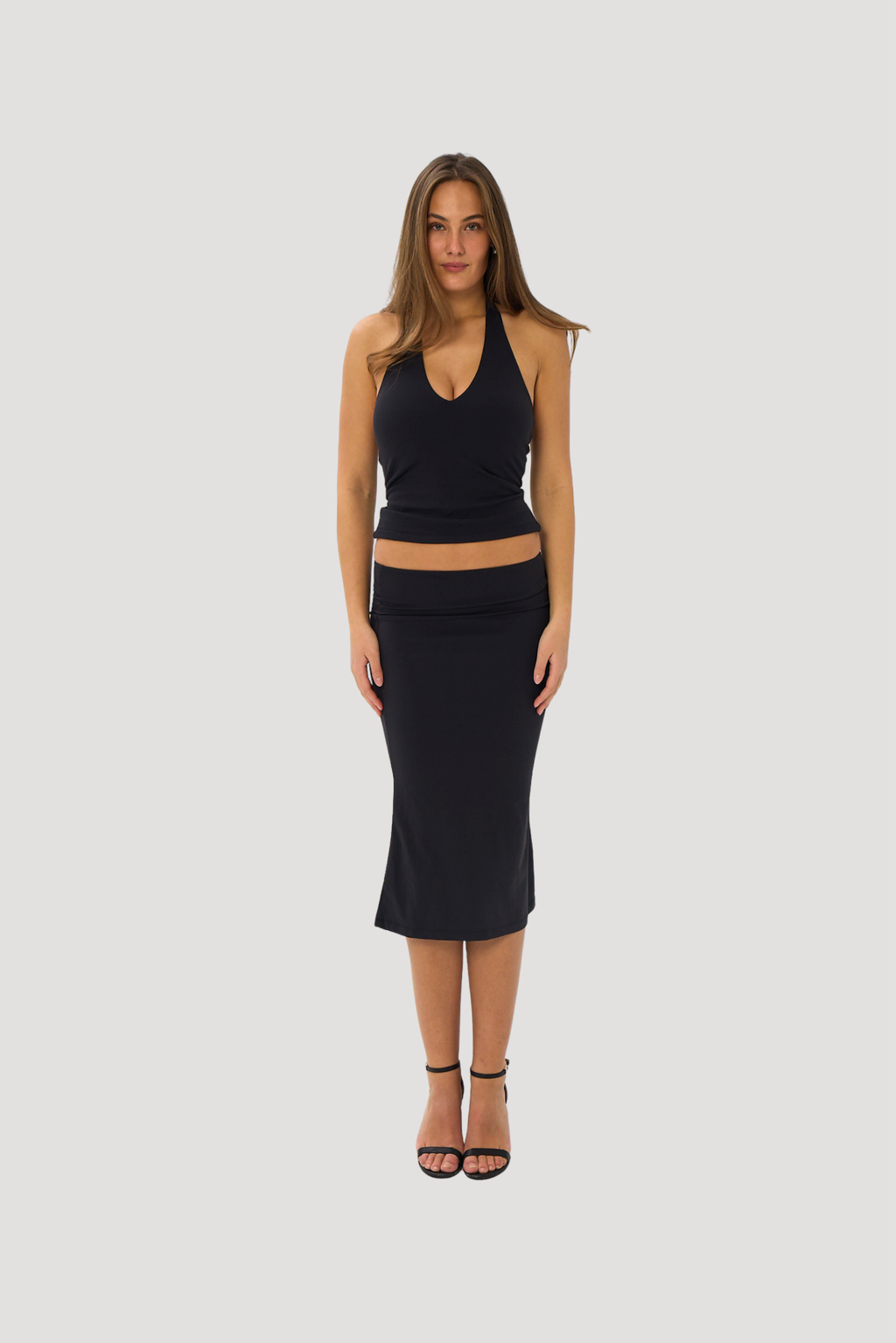 MID-LENGTH SKIRT